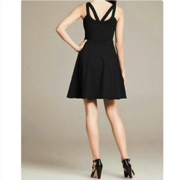 Banana Republic Dresses & Skirts - NWT Banana Republic Black Ponte Knit Cutout Dress